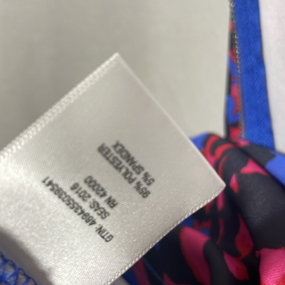 Nicki Minaj blue and pink dress zip up back - Picture 5 of 5